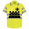 Men's High Visibility Safety Short Sleeve Work Shirt Thumbnail
