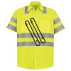 Men's High Visibility Safety Short Sleeve Work Shirt Thumbnail
