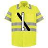 Men's High Visibility Safety Short Sleeve Work Shirt Thumbnail